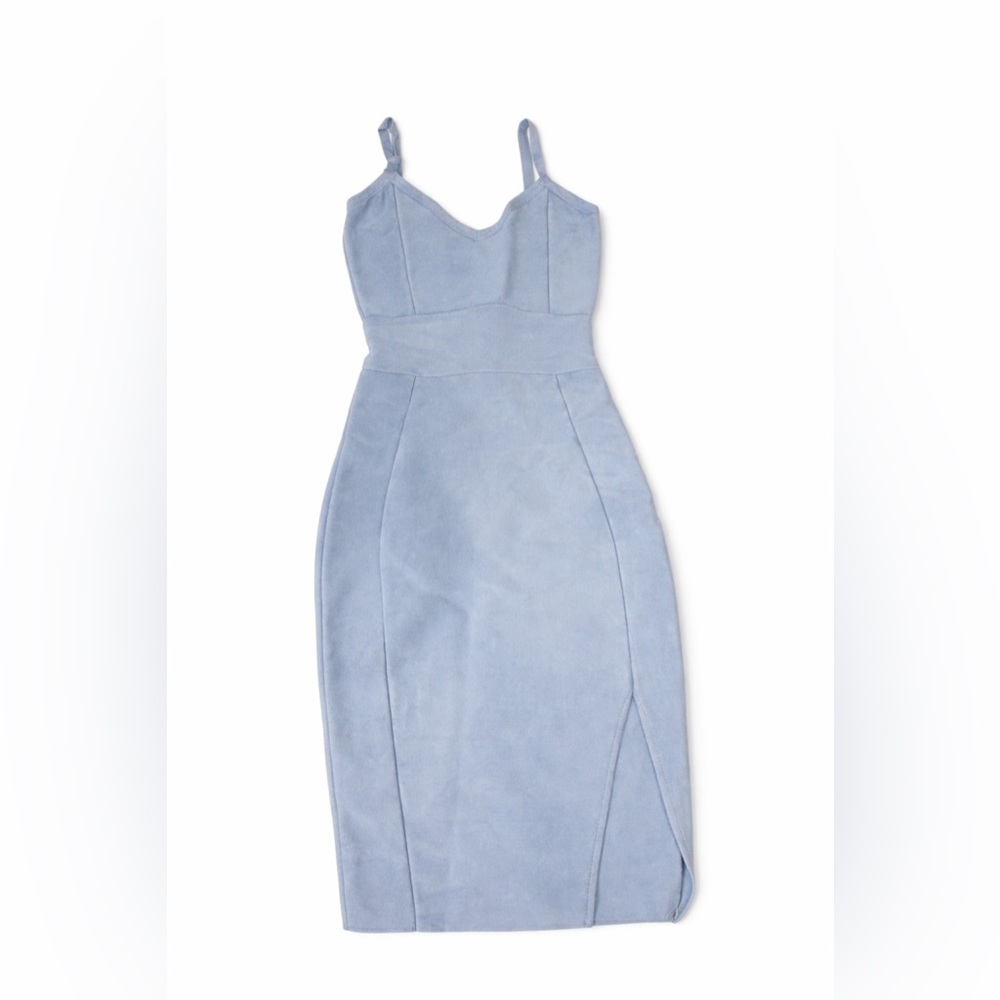 Elegant Blue Women's Dress